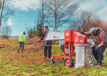pojízdný štěpkovač vysočina